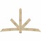 Ekena Millwork Alberta Rough Sawn Timber Gable Bracket, Douglas Fir, 96"W x 56"H x 6"D x 6"F, 14/12 Pitch GBW096X56X0606ALB00RDF - alternate 1